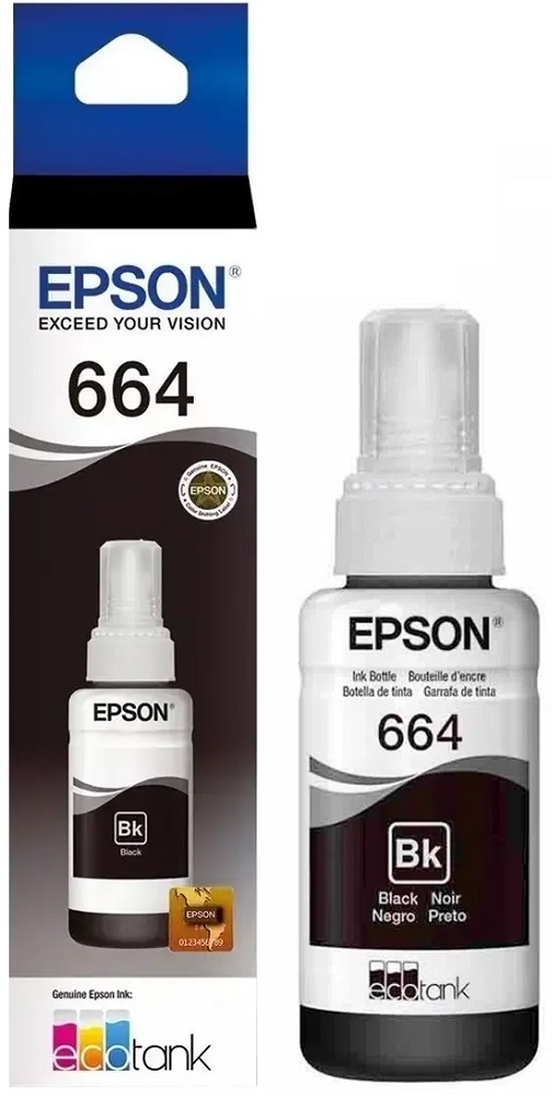 Tinta Epson T664120 70ml - Negro